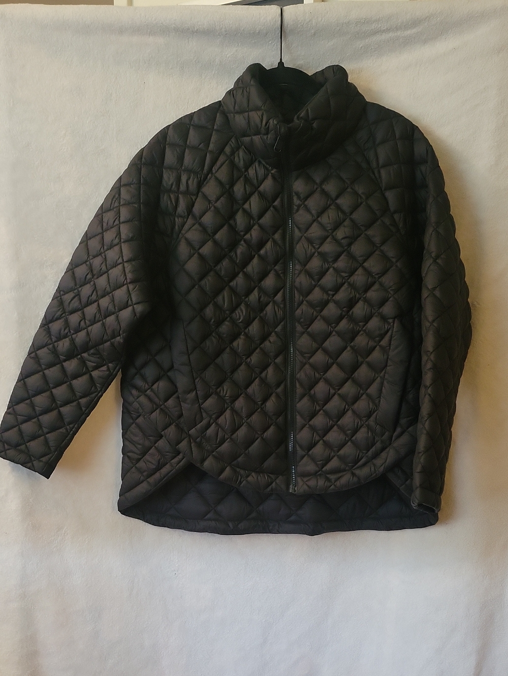 Athleta Black Quilted Women's Puffer Jacket